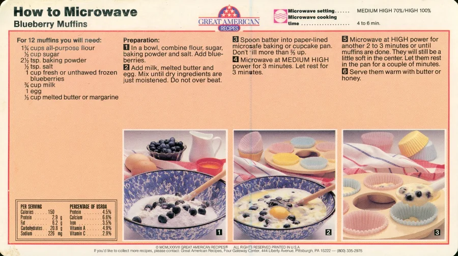 Scanned recipe card, page 2