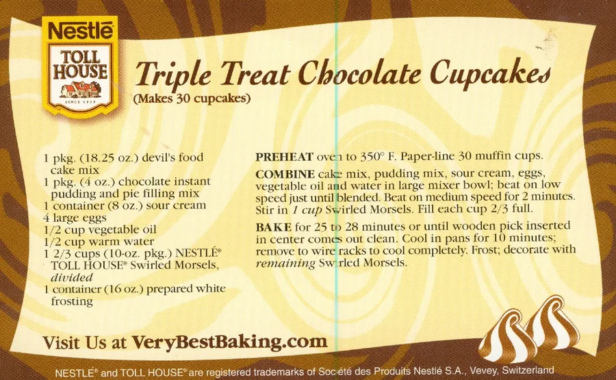 Scanned recipe card, page 2