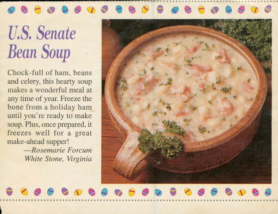 Scanned recipe card, page 1